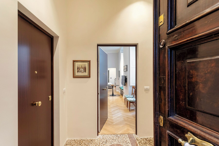 Interior entrance