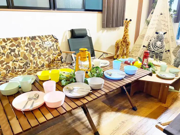 Food & Drinks 5, 【Glamping】 Max 12 people/54㎡/Free wifi/2 min station/Eternity APARTMENT HOTEL~SHINAGAWA 204~, Shinagawa
