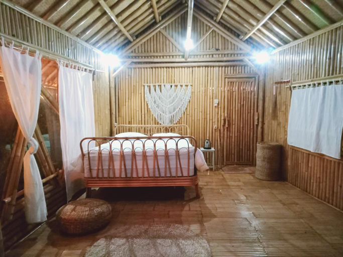 Bedroom, Goeboeg Dau Eco Bamboo Lodge, Malang