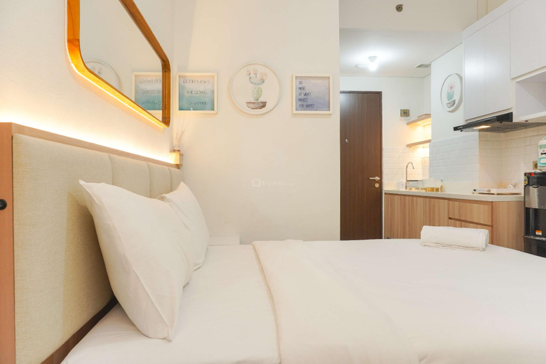 Bedroom 2, WellComfy Studio Transpark Cibubur Apt By Travelio, Depok