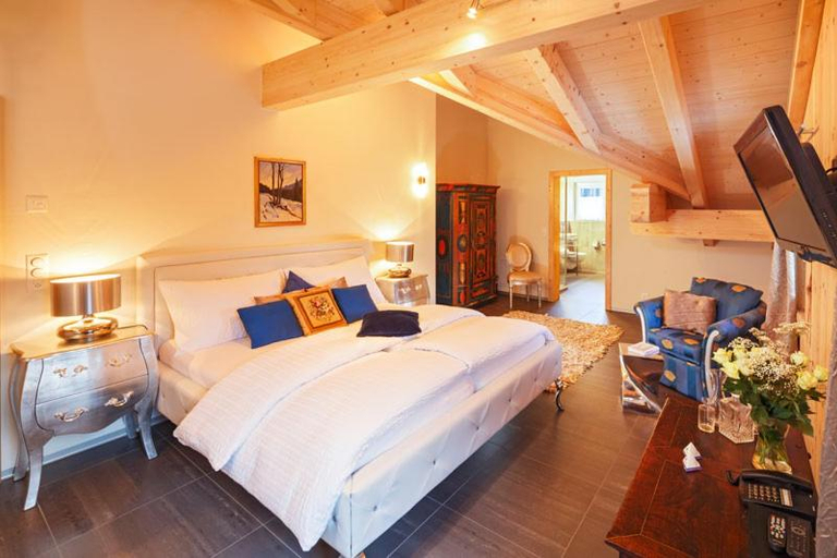 Bedroom, Griesalp Hotels, Frutigen