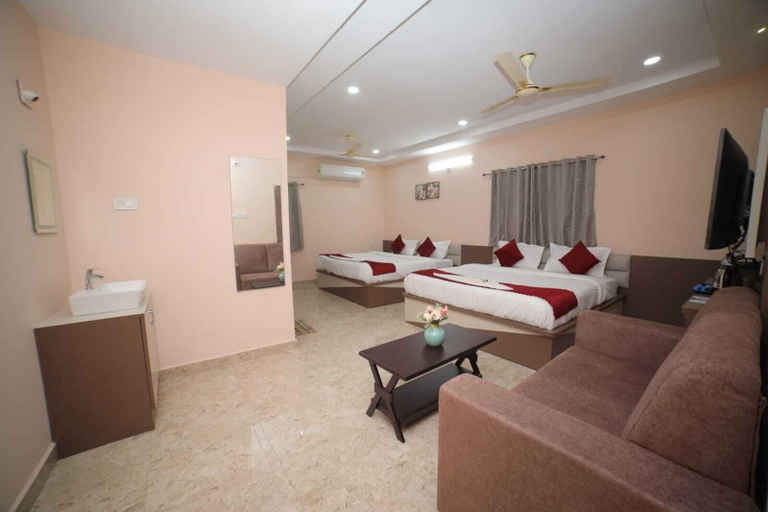 Bedroom 2, Sri Ganesh Grand, Chittoor