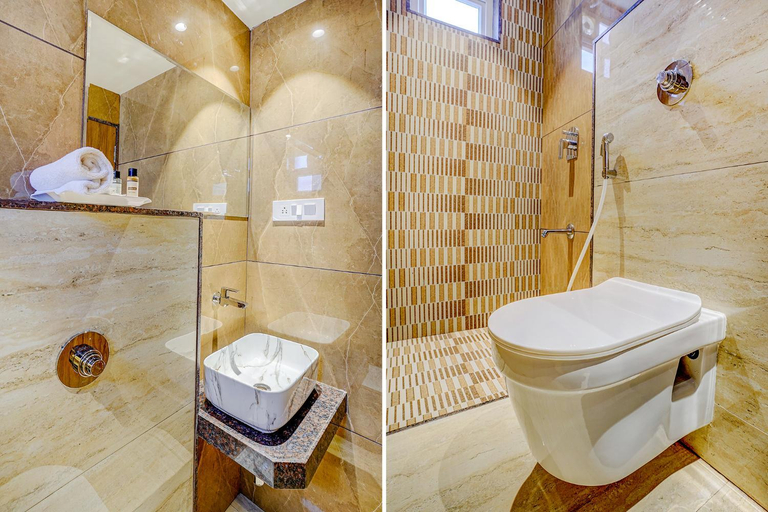 Bathroom 4, Hotel Landmark Aura, Thane