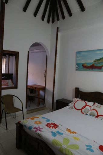 Bedroom, Hostal pelikan taganga, Santa Marta (Dist. Esp.)