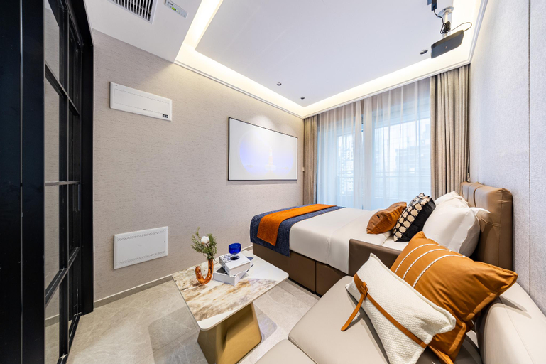 Bedroom, Gangshahui Garden Executive Apartment Hotel, Shenzhen