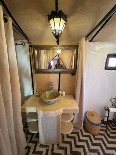 Bathroom 5, Erg Chebbi Sahara Camp, Errachidia
