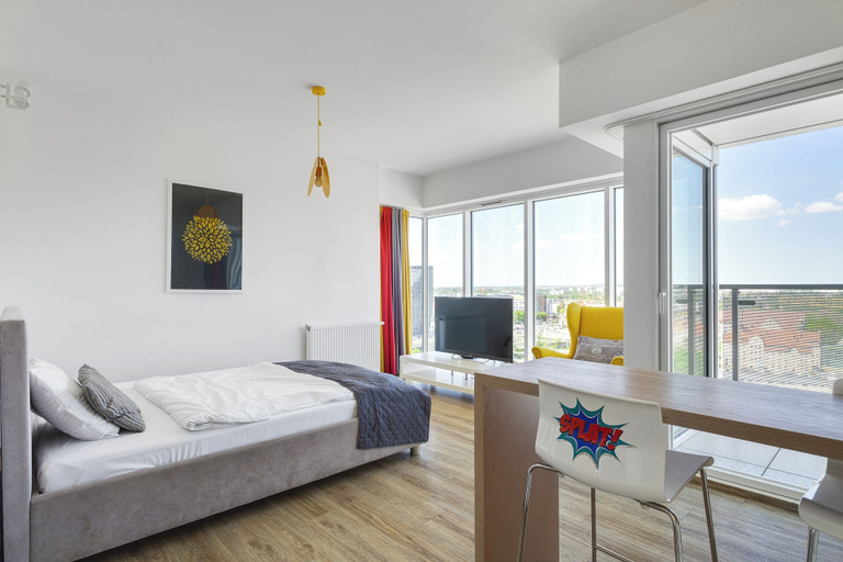 Bedroom 2, Poznań Apartments Towarowa, Poznań City