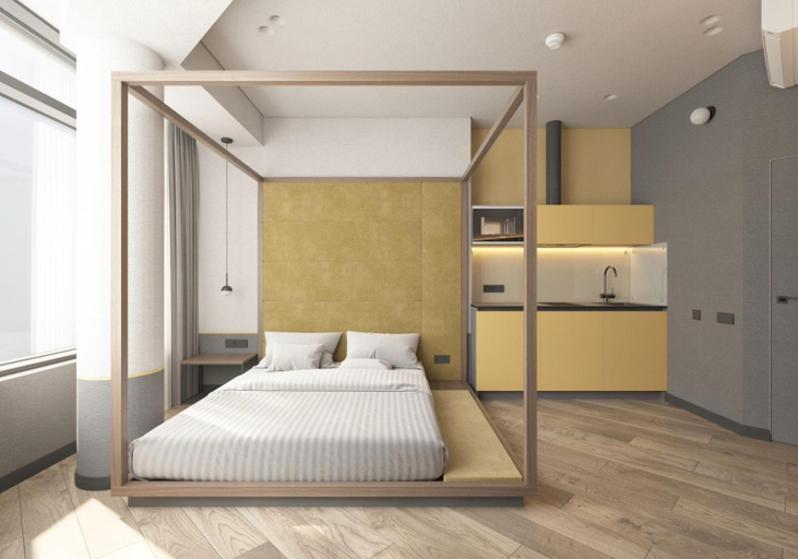 Bedroom 2, Full House Hotel & Capsule Hostel, Rivnens'ka