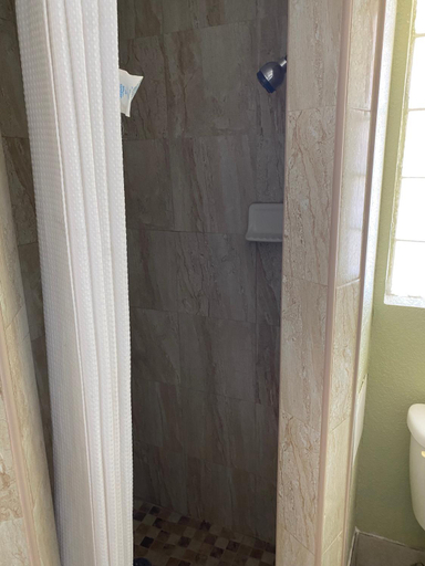 Bathroom 2, Budget Inn, Leon