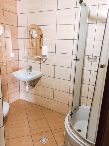 Bathroom, Koral Hotel, Mukachivs'kyi