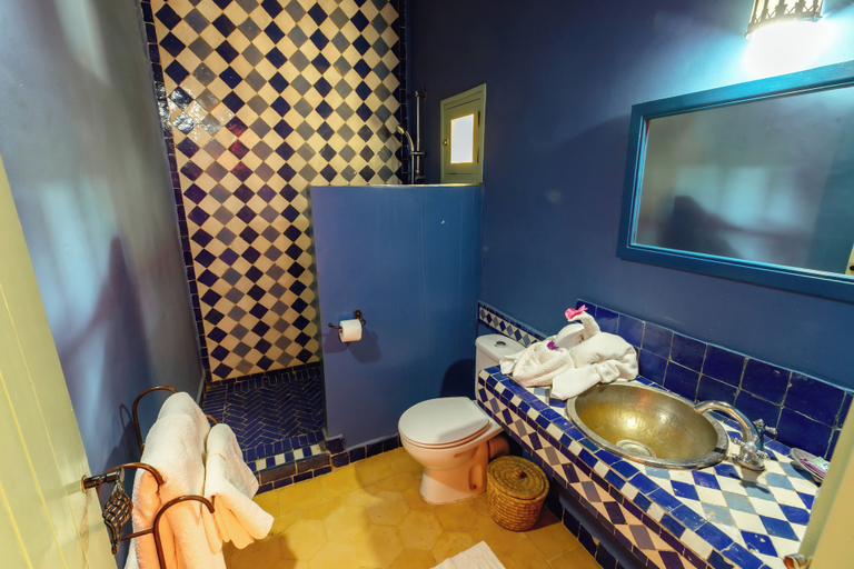 Bathroom, Dar el Janoub, Errachidia