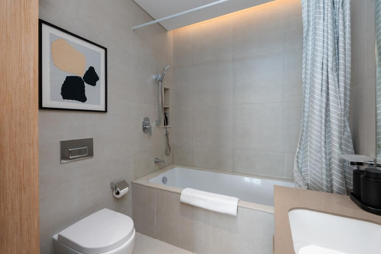 Bathroom 2, Beachfront 1BR Jumeirah Gate Tower 1, Dubai