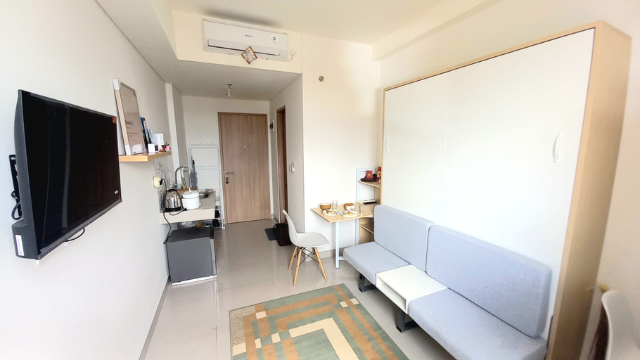Bedroom 3, Apateu Studio Syariah - Unit Lengkap Tinggal Bawa Koper at Apartemen Bandaraya Tallasa City Makassar, Makassar