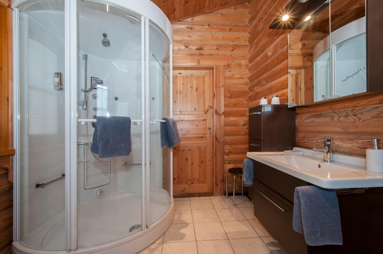 Bathroom 2, Hotel Villa Altes Land, Stade