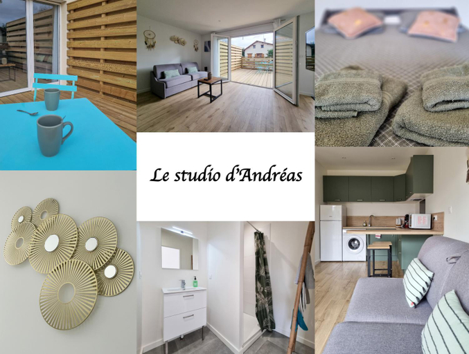2, Studio Terrasse wifi parking a 50m du Tram B, Gironde