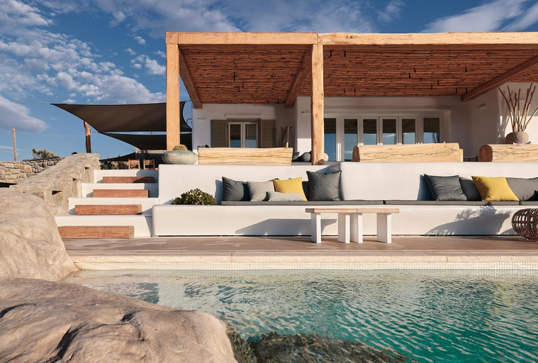 Exterior & Views 1, Villa Barbarossa - Elegant Beachfront Retreat with Heated Pool & Outdoor Gym, South Aegean