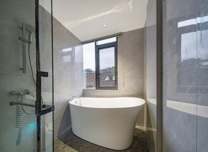 Bathroom 4, Lingxi Riverview Boutique Homestay - Phoenix Ancient Town, Xiangxi Tujia and Miao