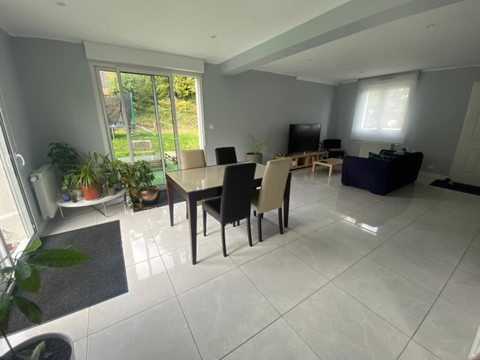 Shared lounge/TV area, Chambre chez Marjorie, Finistère