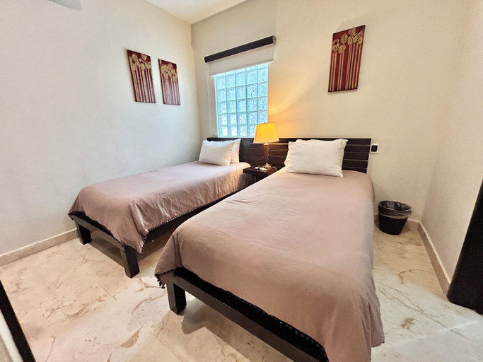 Bedroom 3, High floor 2 bedroom condo ocean view at EL FARO by DPM, Cozumel