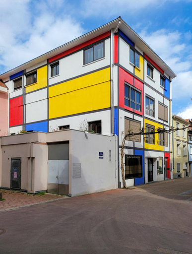Exterior view, Maison Mondrian, Haut-Rhin