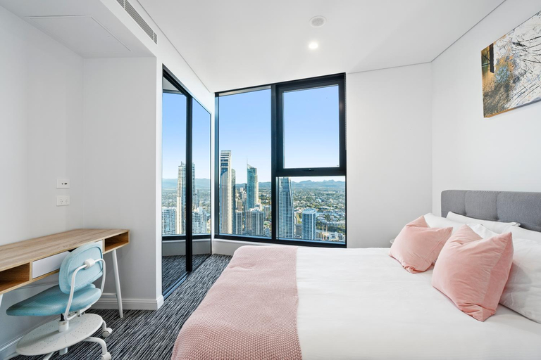 Bedroom 3, Surfers Paradise New Beachfront Apartments, Gold Coast