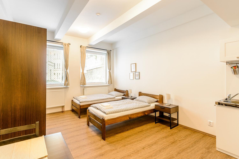 Bedroom 2, Zizkov Cosy Studio Apartments, Praha 8
