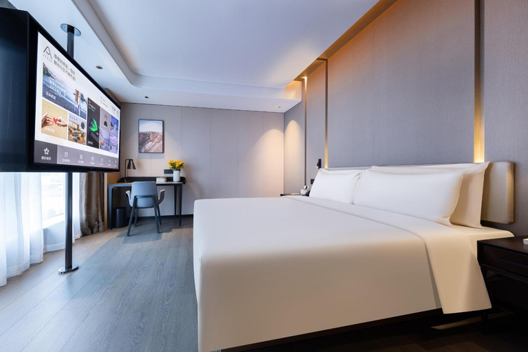 Bedroom 2, Atour Hotel Zhongshan Nantou Haiya Binfen City, Zhongshan