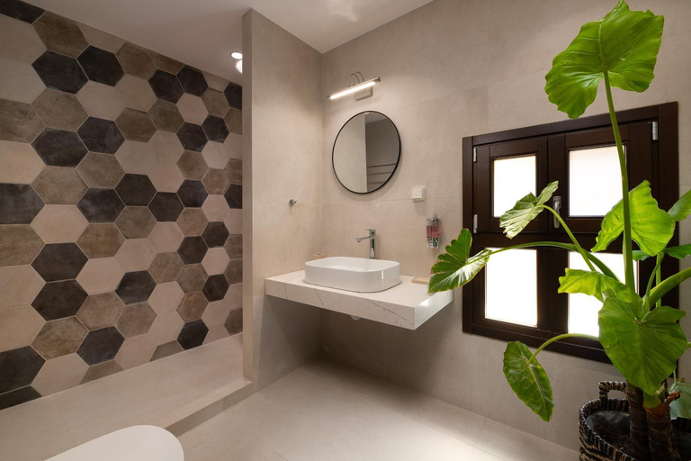 Bathroom 3, San Antonio Luxury Apartments, Medieval Town, South Aegean