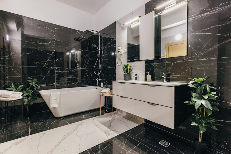Bathroom 5, Hotel Agora, Targu Mures