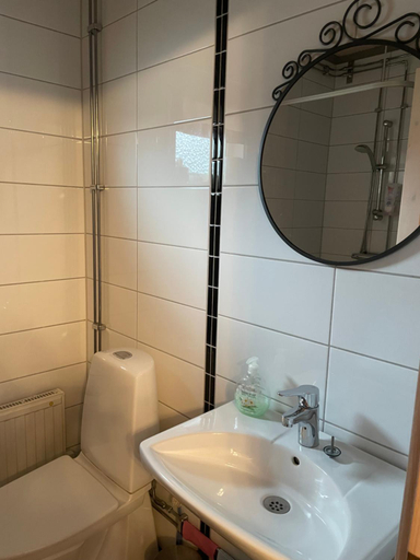 Bathroom, B & B Flattinge Fritidshus, Ljungby