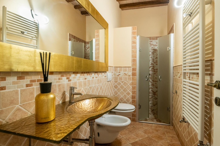 Bathroom 4, Villa Le Polle di Meletro - Exclusive Tuscan Villa with Private Pool & Panoramic Glass Sauna, Pisa