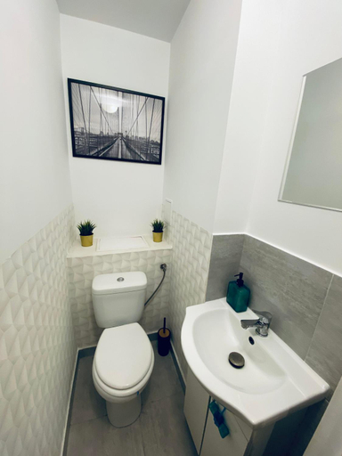 Bathroom, ClickTheFlat Wokalna Apart Rooms, Warsaw