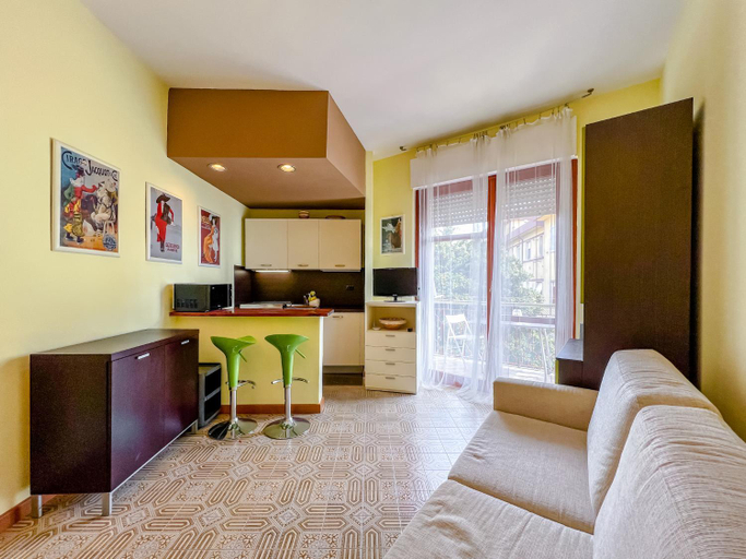 Bedroom 1, Grazioso monolocale con vista mare, Savona