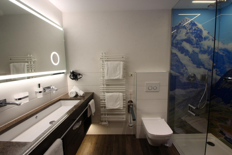 Bathroom 3, Hotel Garni Monte Bianco, Landeck