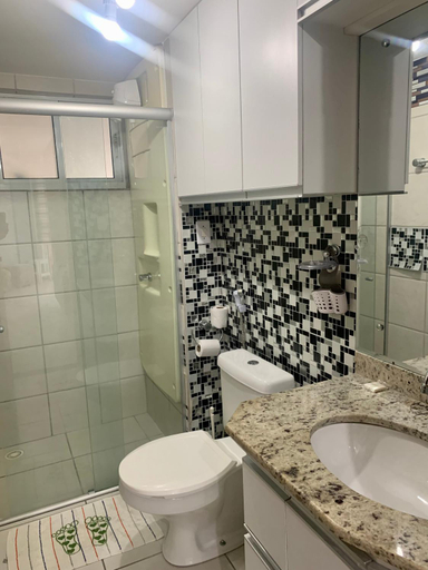 Bathroom 2, Terrazzo PontaNegra flat Flat Vista Mar Apto 201, Natal