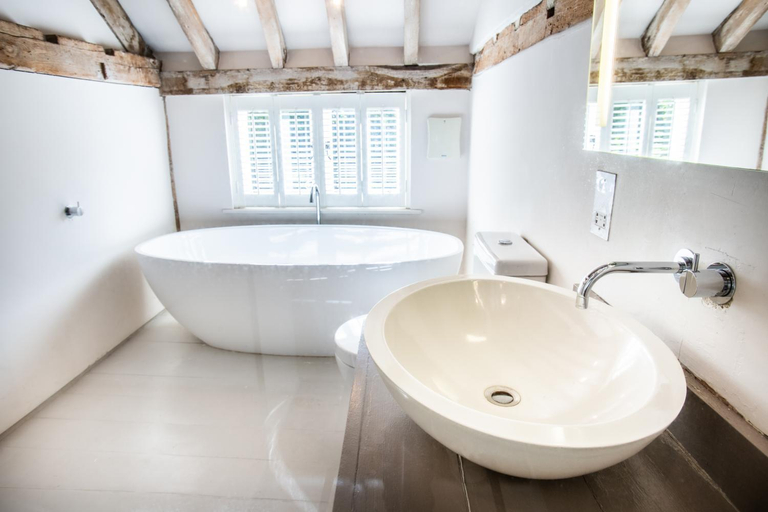 Bathroom 3, Tuddenham Mill Luxury Hotel, Suffolk