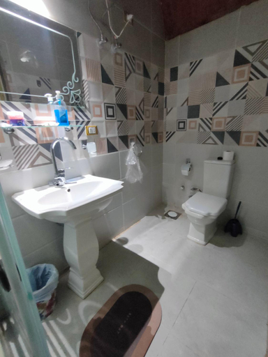 Bathroom 3, Abu simbel Nubian Guest House, Unorganized in Aswan