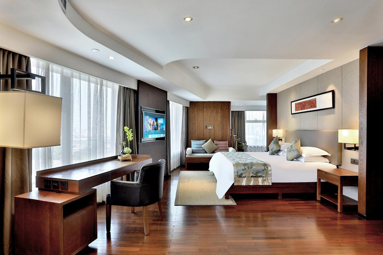 Bedroom 2, SSAW Boutique Hotel Hangzhou Wulin plaza Yefeng Modern Center, Hangzhou