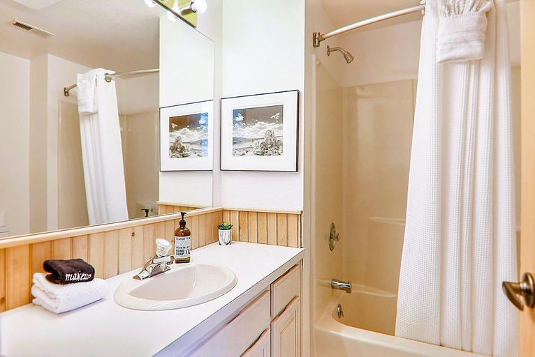 Bathroom 2, Sunspot Lodge - Schweitzer Mountain, Bonner