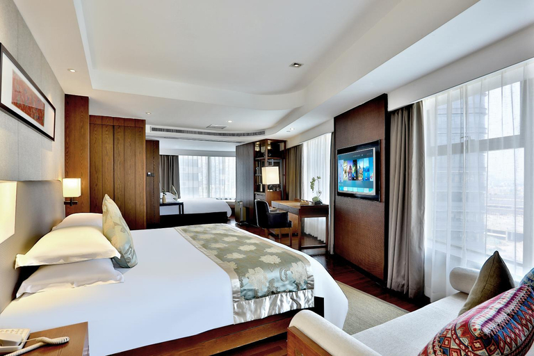 Bedroom 2, SSAW Boutique Hotel Hangzhou Wulin plaza Yefeng Modern Center, Hangzhou