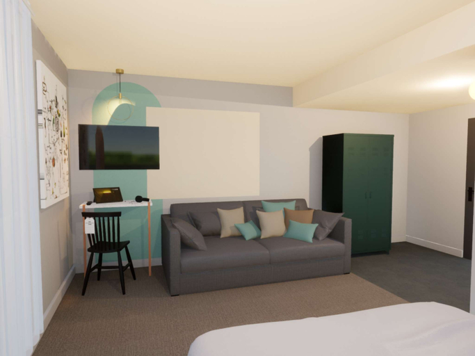 Bedroom 3, Greet Hotel Brest Aéroport, Finistère