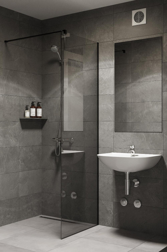 Bathroom 5, The Residences - Apartments Frankfurt, Offenbach am Main