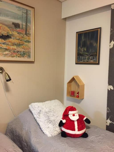 Bedroom 2, Studio by the river Ivalo, Lapland