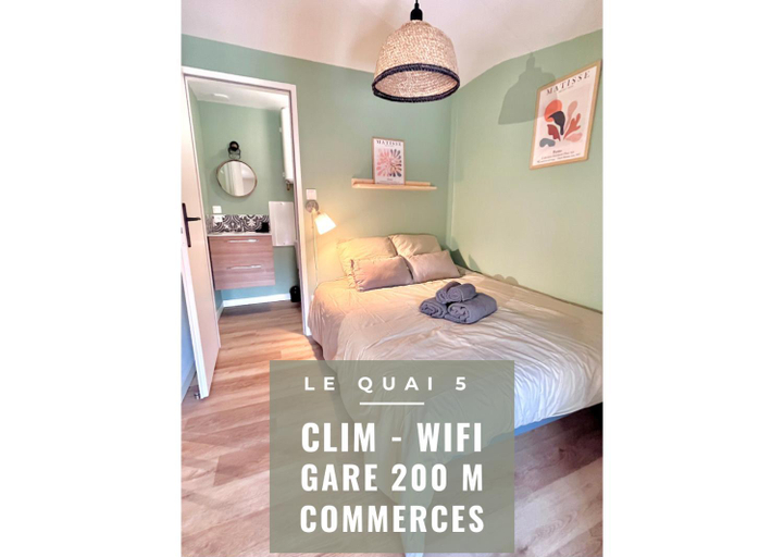 Others 4, LE QUAI 5 - Studio NEUF CALME - CLIM - WiFi - Gare a 200m, Lot-et-Garonne