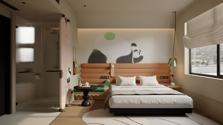 Bedroom 2, PandaSleepHotel, Chengdu