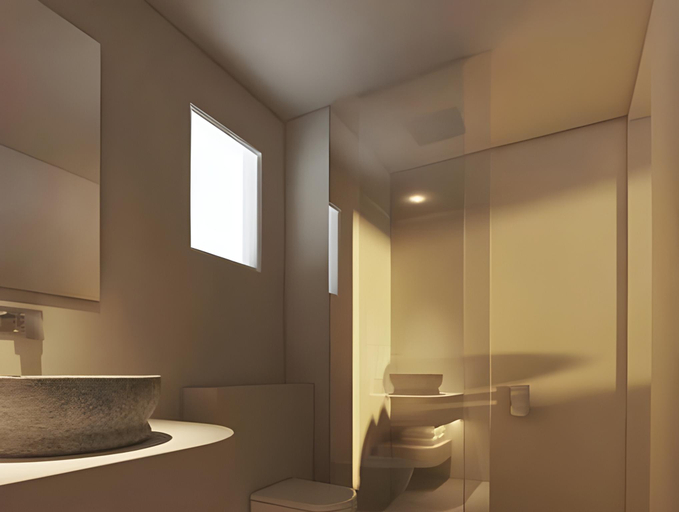 Bathroom 4, Destino Pacha Resort, Baleares
