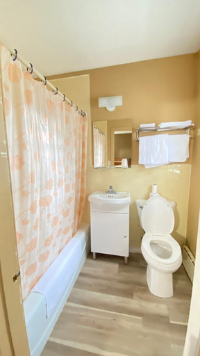 Bathroom 2, Rolphton Motel and Restaurant, Renfrew