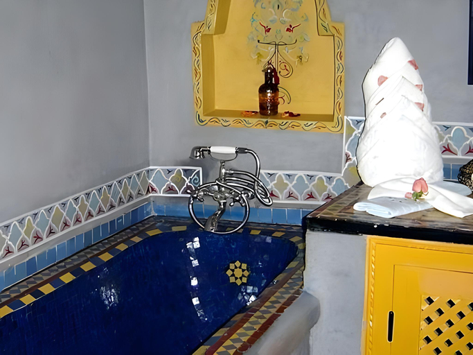 Bathroom 4, Riad Bleu Du Sud, Marrakech