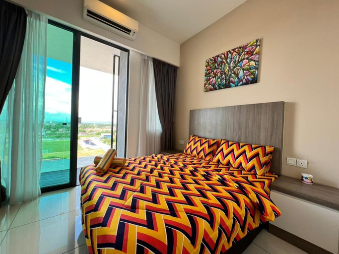 Bedroom 3, PD D'Wharf Residence Seaview Suite - Up to 9 Pax, Port Dickson