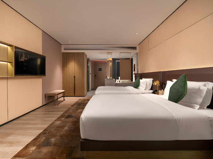 Bedroom 2, Echarm Plus Hotel Foshan Wisdom New Town Metro Station, Foshan